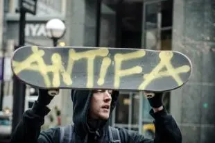 Anti-Fascist Protest in Chicago against Golden Dawn