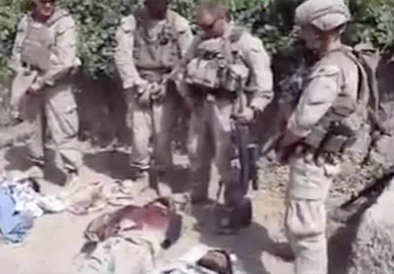 Marines face court-martial for urinating on dead Afghans