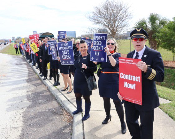 Airline workers negotiate contracts after years of unfair wages and abuses