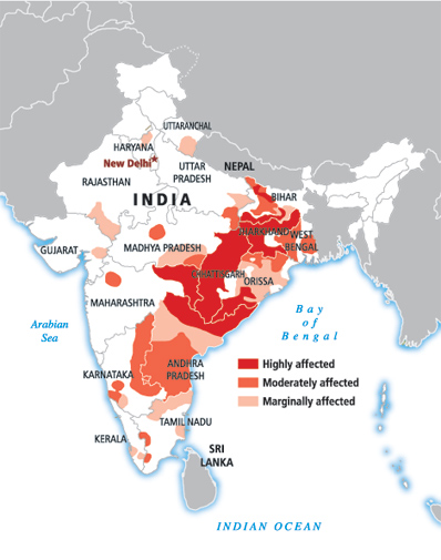 Maoist Insurgency Spreads to Over 40% of India. Mass Poverty and Delhi’s Embrace of Corporate Neoliberalism Fuels Social Uprising