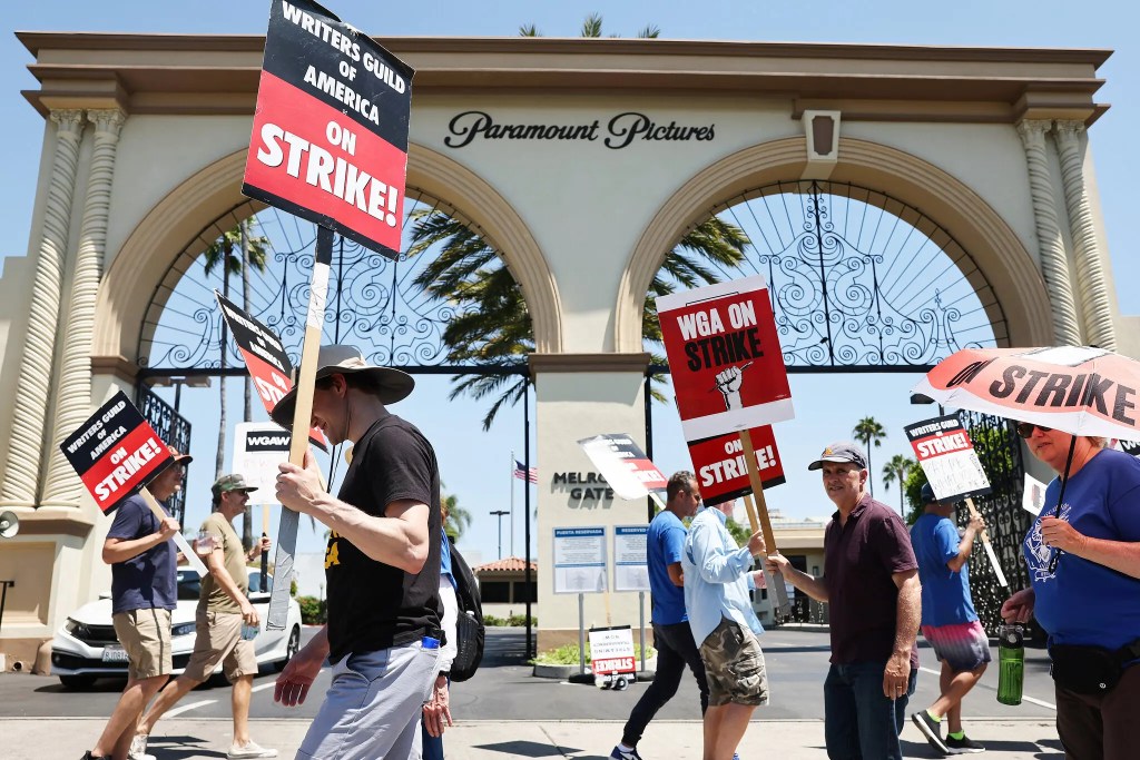 Hollywood shuts down, actors join writers on strike
