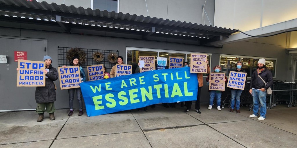 Union workers in solidarity: “We’re all fighting for the same thing”