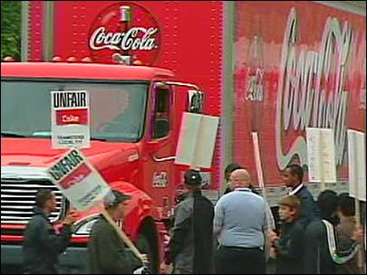 Teamsters close down Coca Cola bottling plant