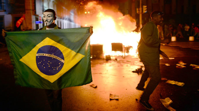 Largest Mass Protests in Decades Continue in Brazil