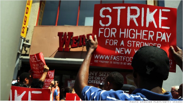 Wave of fast food strikes hits 60 cities