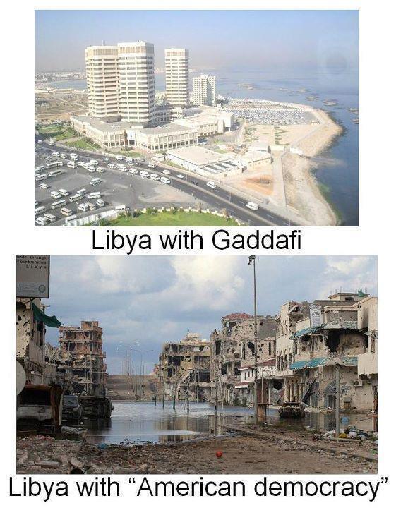 Worth a Thousand Words: Libya before and after