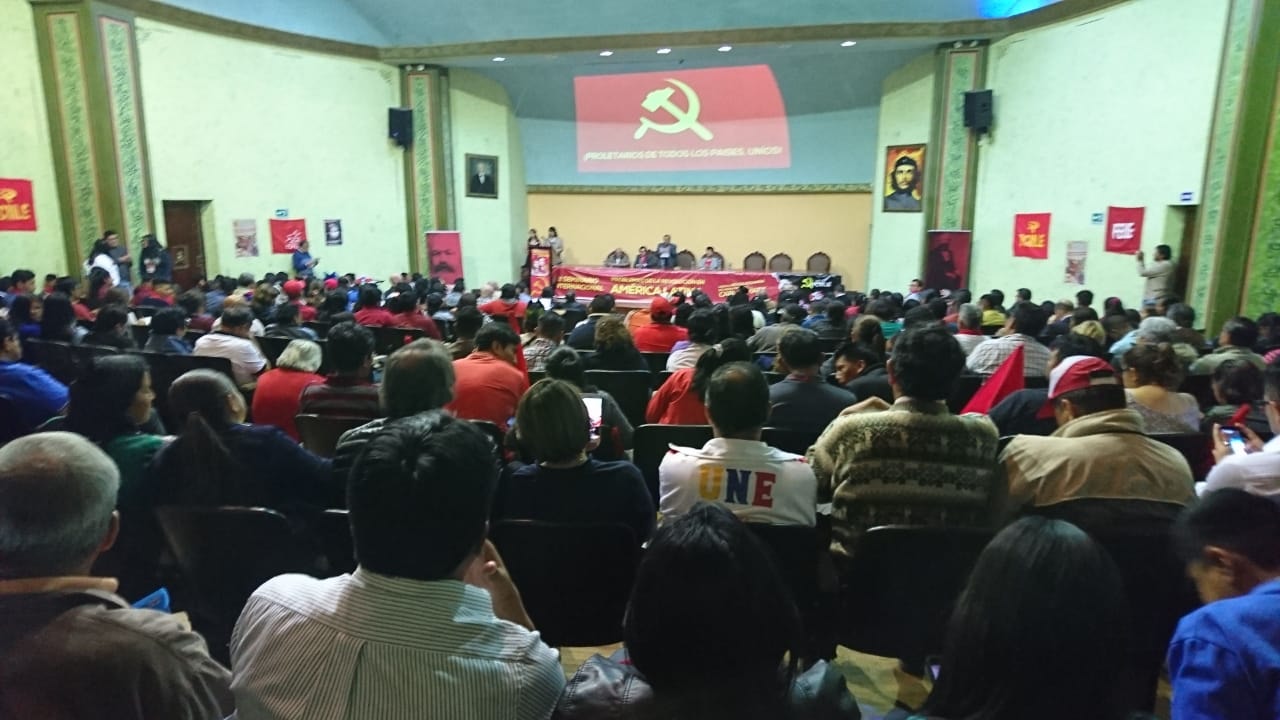 Declaration of the 22nd International Seminar on the Problems of the Revolution In Latin America:  “The Validity of Karl Marx’s Revolutionary Thought.”