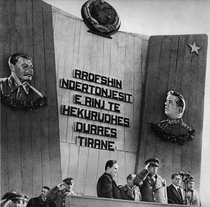 Long live Enver Hoxha!