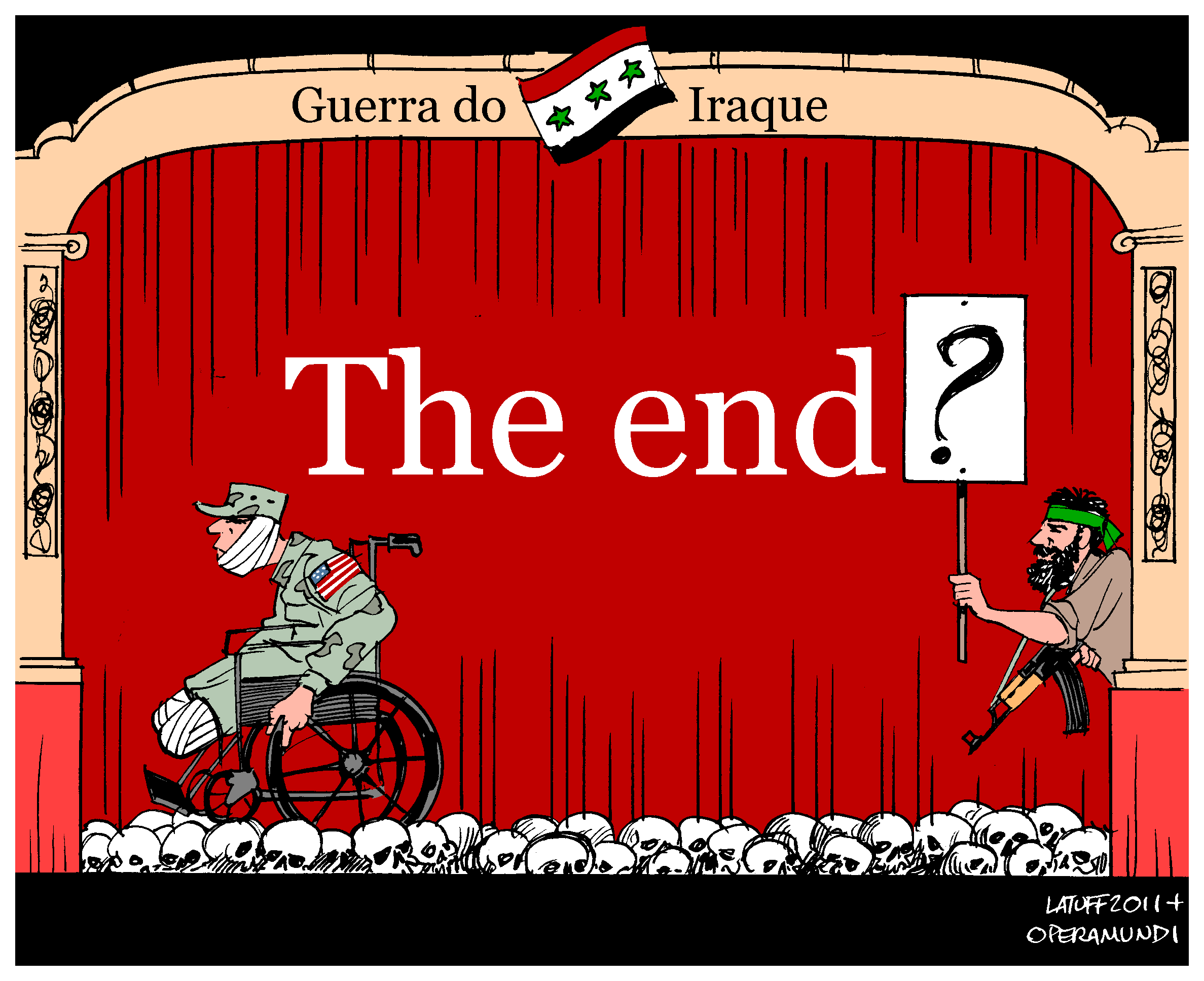 Political Cartoon: Obama declares end of Iraq War…oh really?
