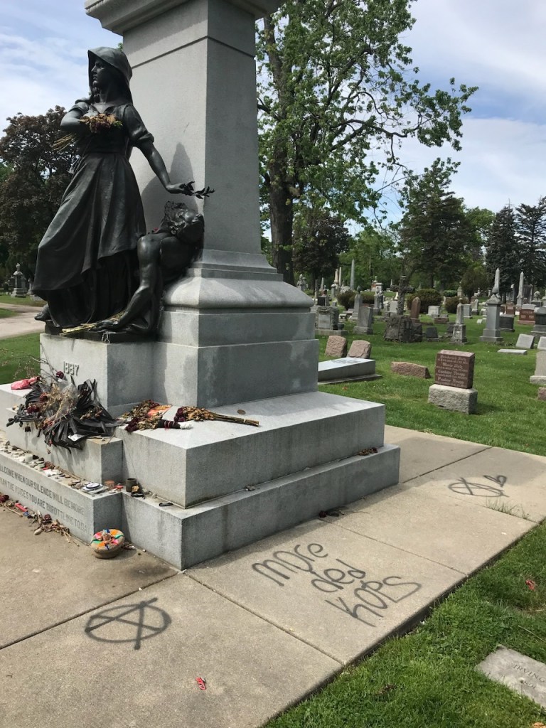 Haymarket Martyrs’ Monument vandalized