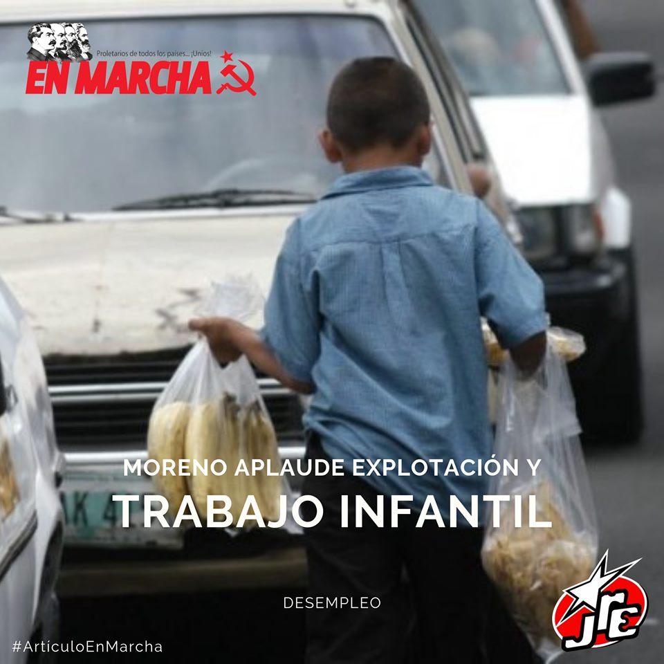 Ecuador:  Moreno Says That Child Labor is “Entrepreneurship.”