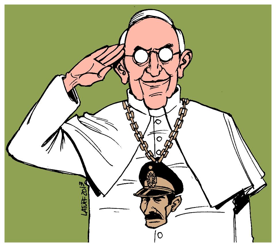 Political Cartoon: Pope Francis I, good friend of Argentina’s dictatorship