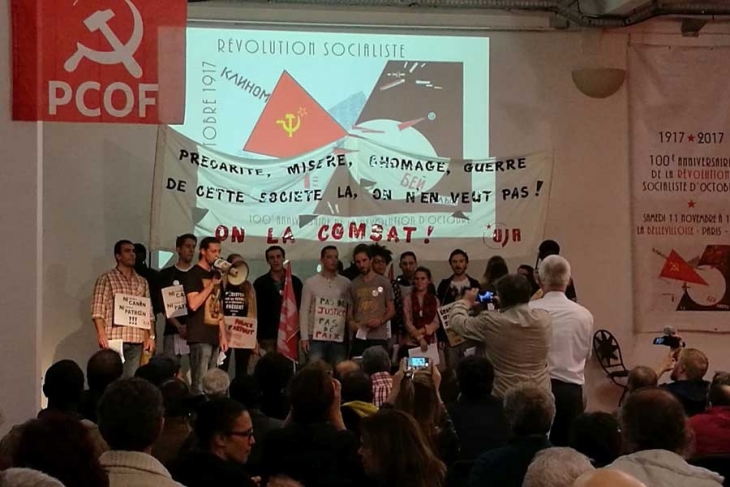 EMEP: Speech at the Centenary Celebration of the October Revolution in Paris