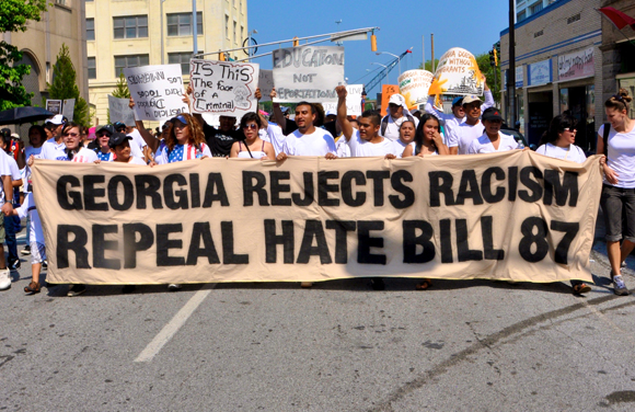 Report on the Protest against HB 87, Georgia’s SB1070