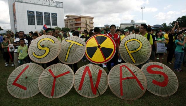 Protesters try to stop Malaysian rare-earth plant