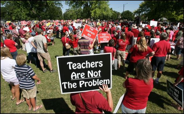 Ogden teachers, other unions rally for collective bargaining