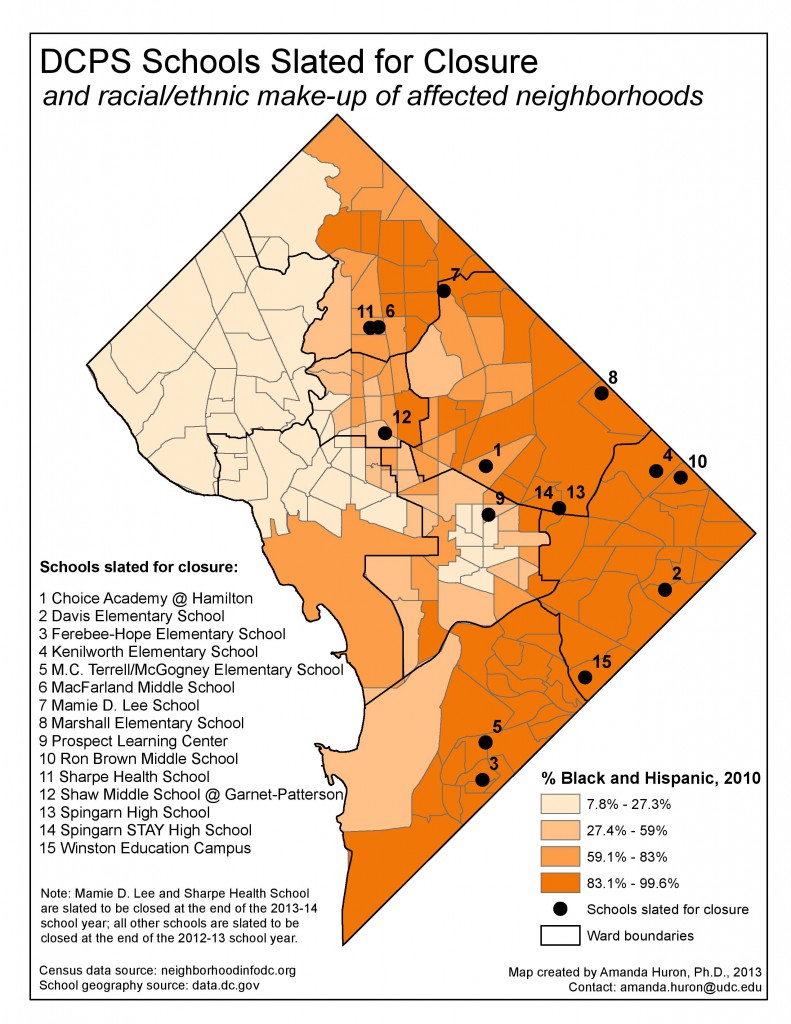 Map: Closing Schools Are Overwhelmingly in Minority Neighborhoods