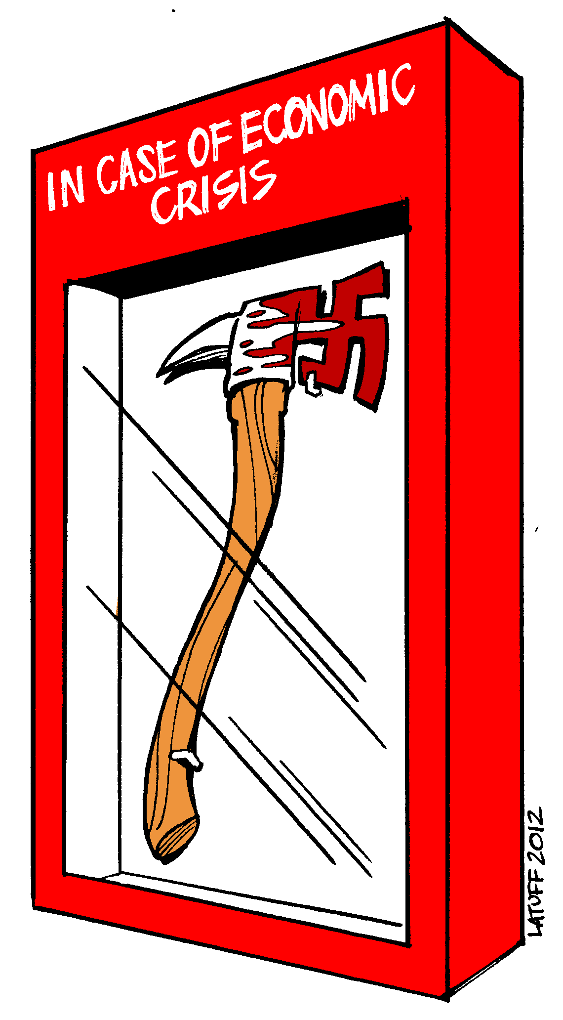 Political Cartoon: Nazis always thrive amid the economic crisis