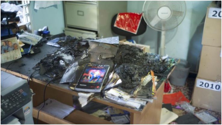 Armed men burn records of El Salvador war missing