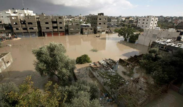 Israel opens dam, flooding Gaza Strip with rainwater