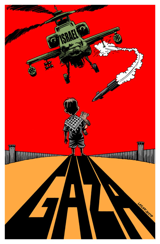 Four wounded in Israeli air strikes on Gaza
