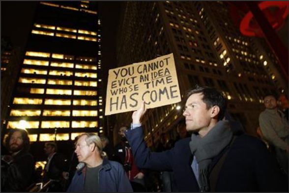 Judge upholds eviction of Wall St. protesters