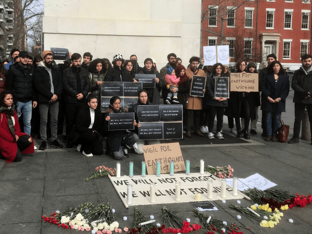 NY Earthquake Solidarity: “We will not forget! We will not forgive!”