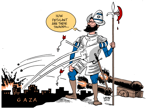 Political Cartoon: Gaza Oppressor Oppressed