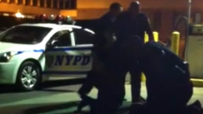 NYPD officers caught on video assaulting gay man