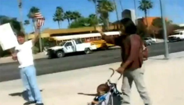 Native American Shuts Down Anti-Illegal Immigrant Protest: ‘Y’all Are All Illegal!’