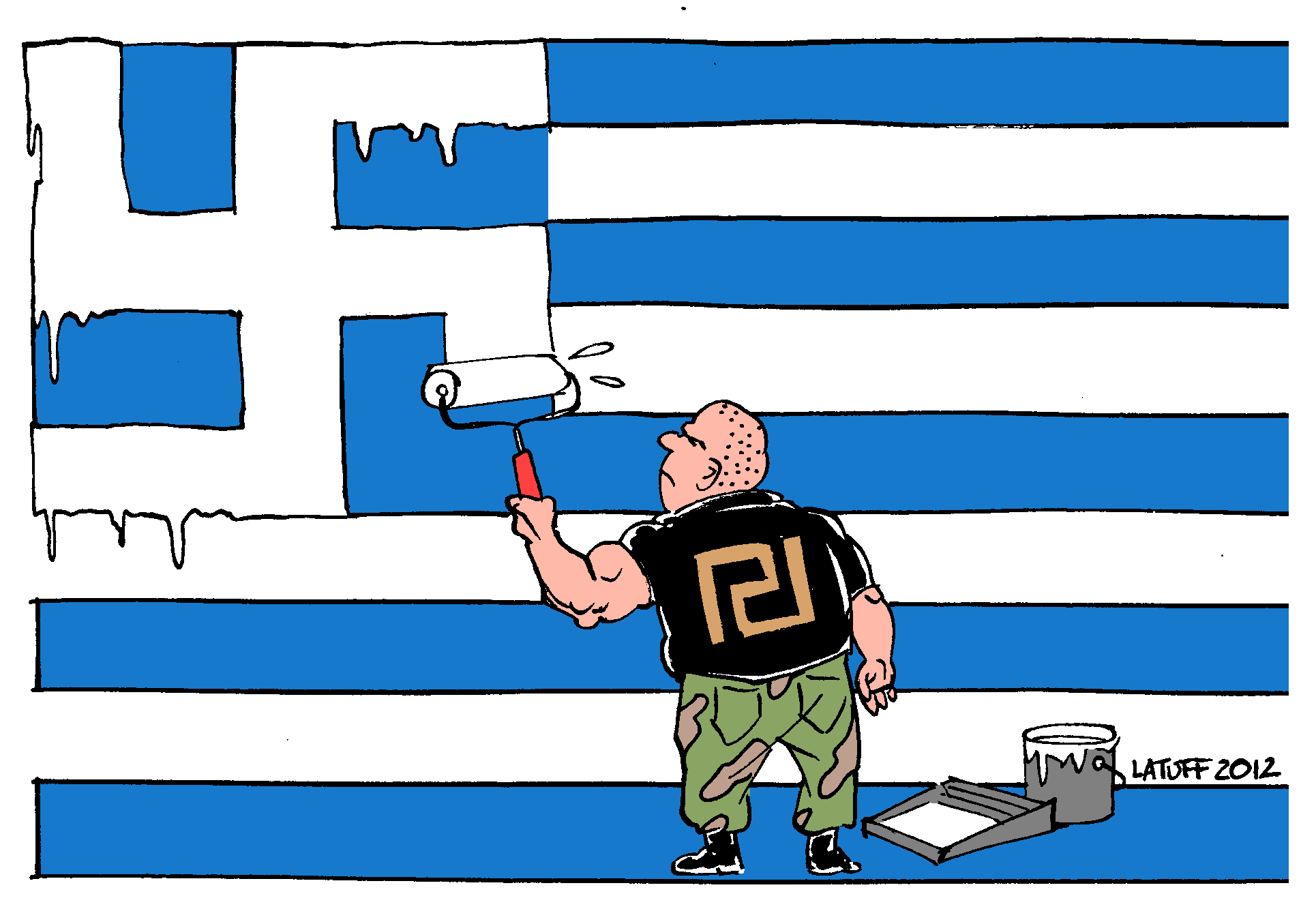 Political Cartoon: Golden Dawn Nazis in Greece