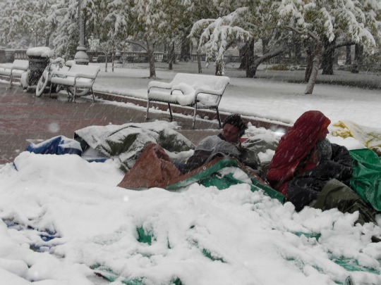 Occupy Denver: Five people hospitalized for exposure to the cold
