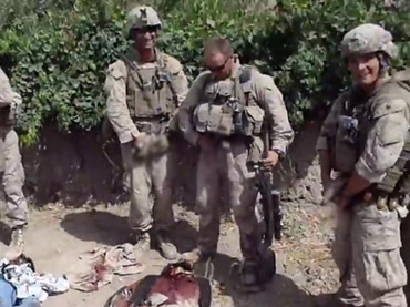 US Marine reduced to lower rank and fined for urinating on dead Afghans