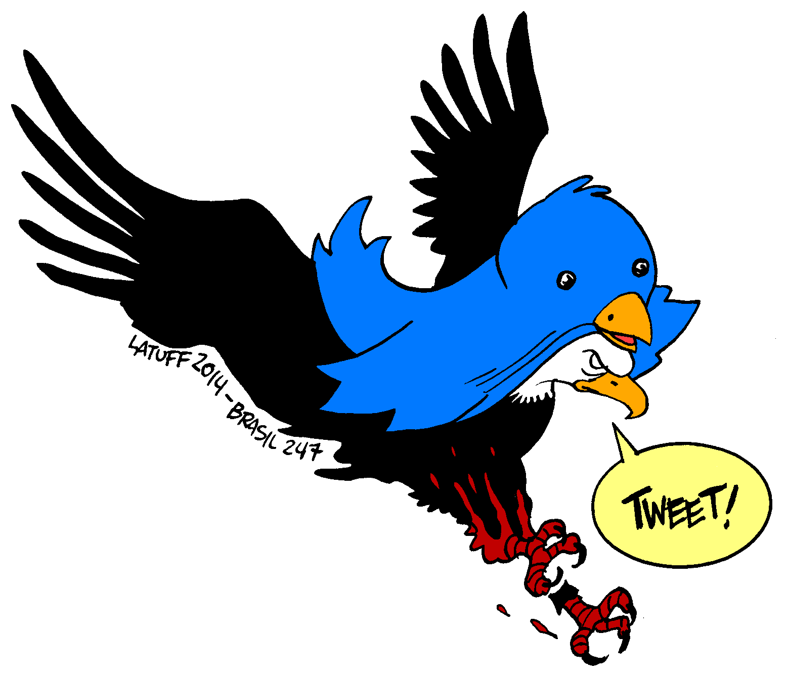 Political Cartoon: The CIA joined Twitter