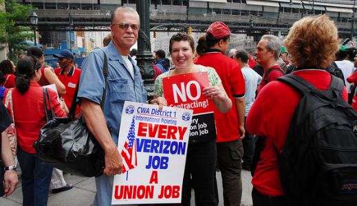 Striking Verizon Workers to Lose Medical Benefits