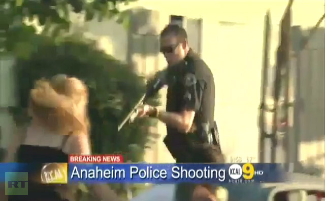 Anaheim police kill another man, cops filmed firing on women & children at protest