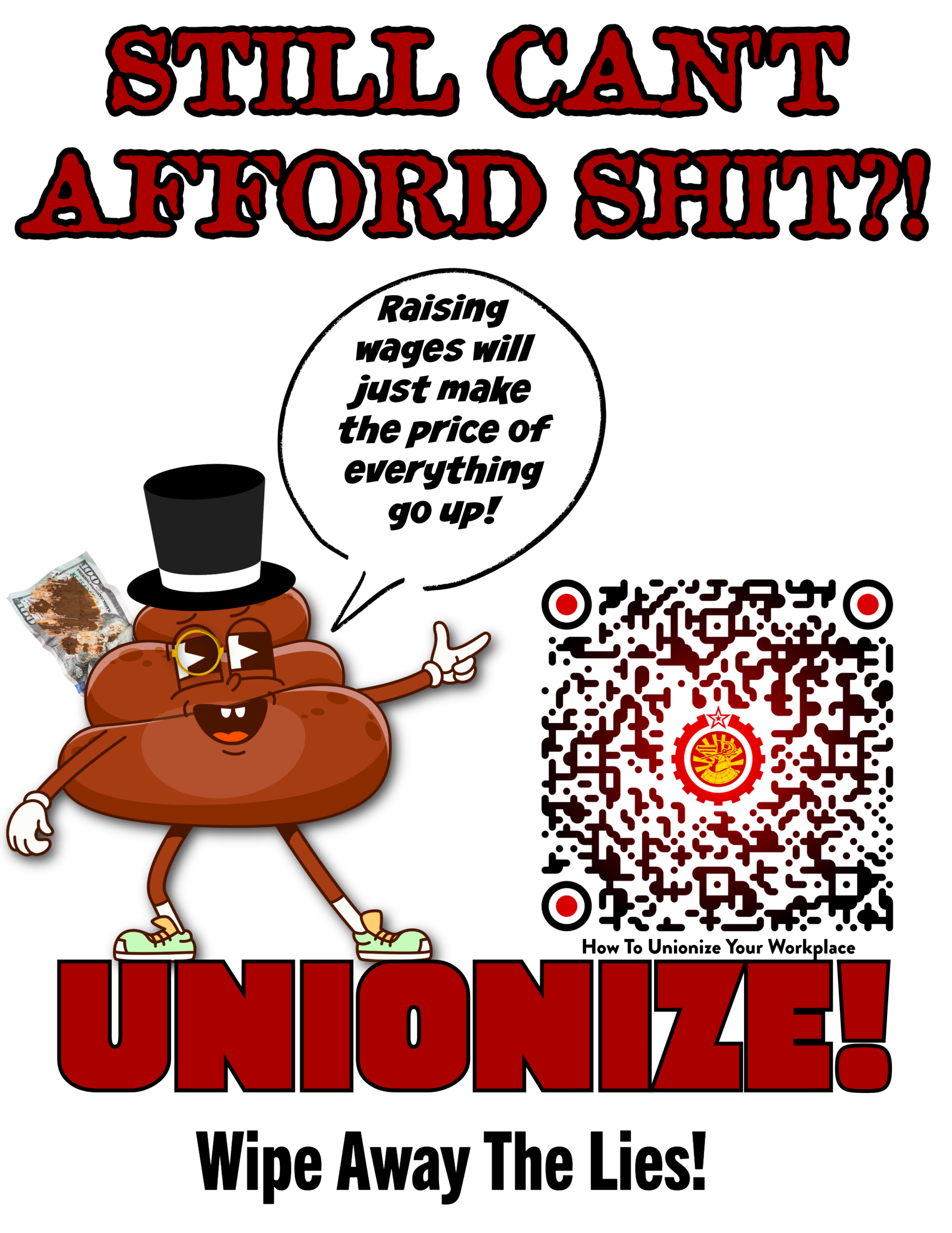 Unionize! Wipe Away the Lies!