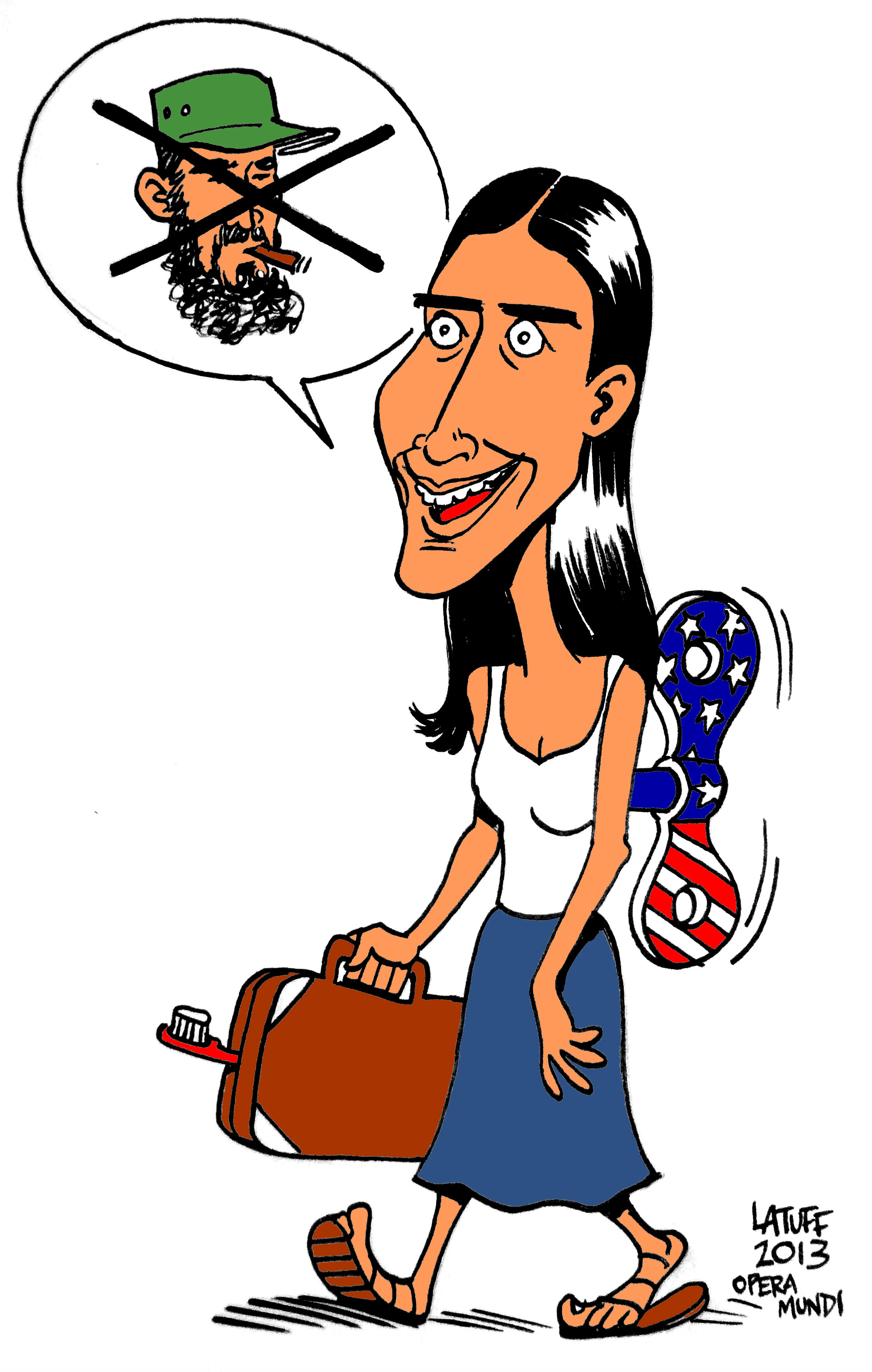 Political Cartoon: Yoani Sánchez Powered By…?