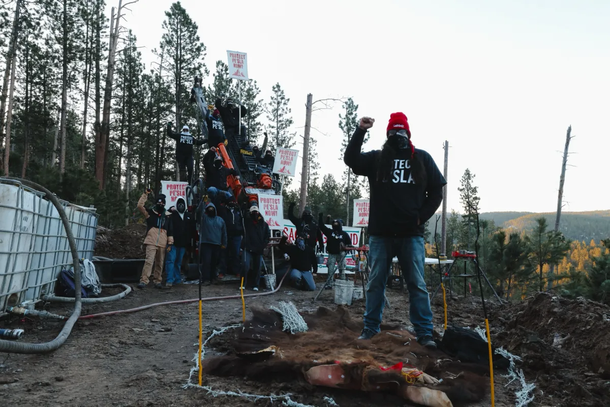 Indigenous organizers win temporary restraining order to halt drilling at sacred Black Hills site